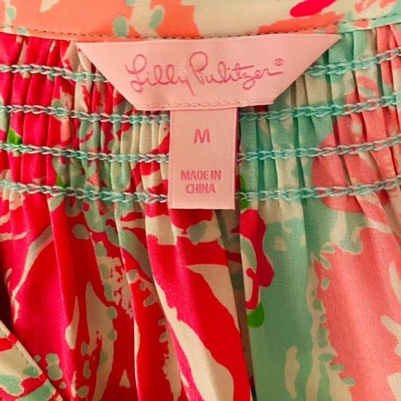 Lilly Pulitzer Elsa Silk Top in Floral - Picture 3 of 4